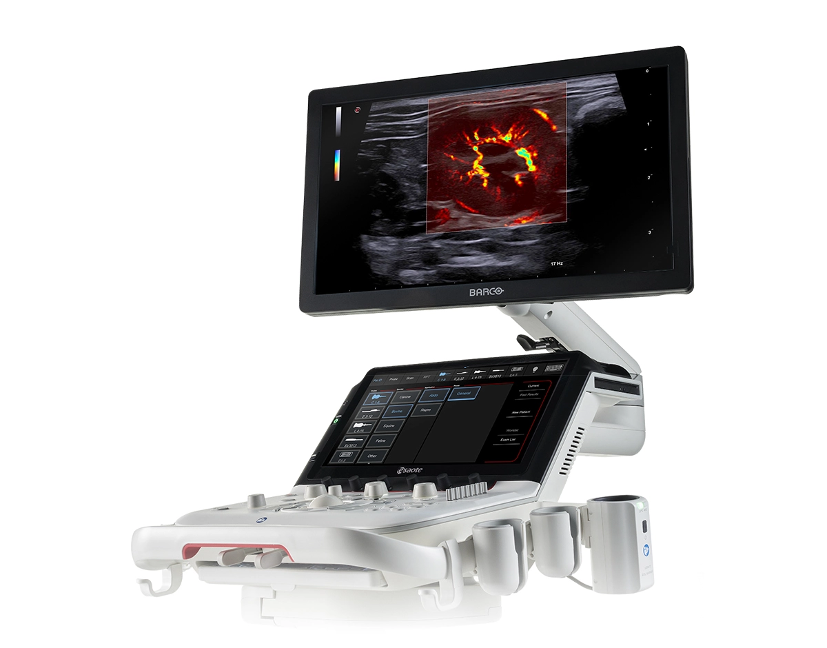 MyLab™X90VET is the Premium Ultrasound with Augmented Insight™