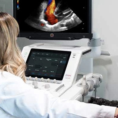 Echocardiography: right and left parasternal window